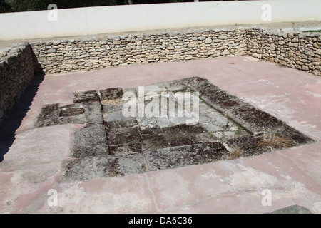 Site archéologique gallo-romain de Villevieille, Gard, France Banque D'Images