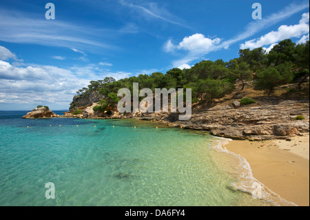 Baie de Cala Portals Vells, Portals Vells Banque D'Images