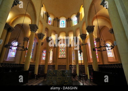 Vue de l'intérieur, la Basilique Notre-Dame du Port Banque D'Images