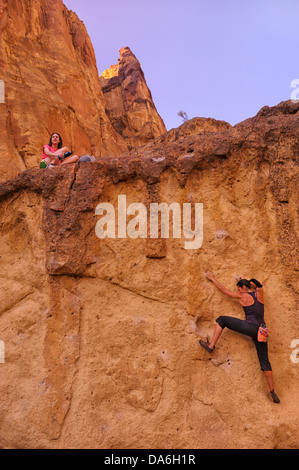 USA, United States, Amérique du Nord, l'Oregon, Bend, en Amérique du Nord, Comté de Deschutes, Hydro, flacon, bouteille d'eau, Smith Rock State Park,, Banque D'Images