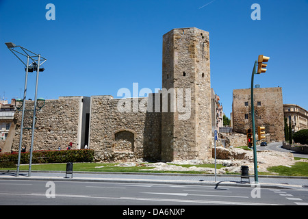 Tour de les religieuses sur le cirque romain ruines de tarraco tarragona site du patrimoine mondial de l'Espagne catalogne Banque D'Images