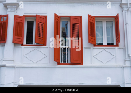 Singapour Singapour,Asie,Ville,Chine,Ville/d'une maison traditionnelle Banque D'Images