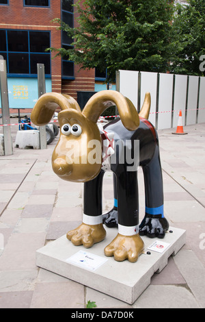 Gromit Unleashed est un projet d'art de lever des fonds pour Wallace et Gromits Grand appel, le Bristol Centre hospitalier pour enfants de l'organisme de bienfaisance. Banque D'Images