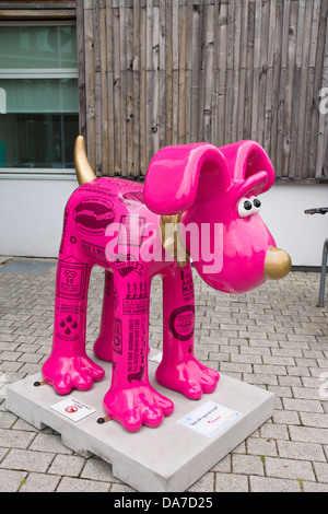 Gromit Unleashed est un projet d'art de lever des fonds pour Wallace et Gromits Grand appel, le Bristol Centre hospitalier pour enfants de l'organisme de bienfaisance. Banque D'Images