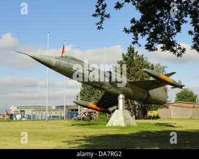 F-104 Starfighter 2381 à Jagel, 4 Banque D'Images