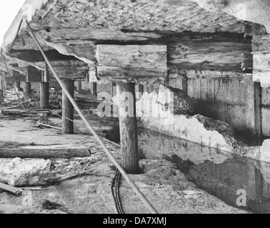 Damages along the New Jersey shore following the Hurricane of 1938 Banque D'Images