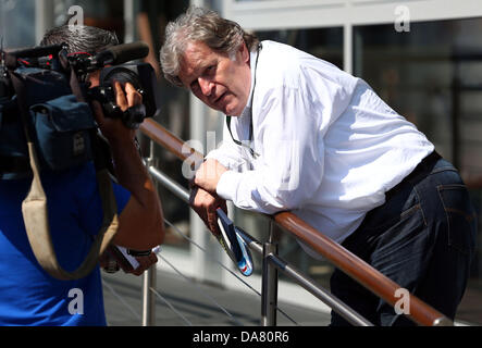 Nuerburg, Allemagne. 07Th Juillet, 2013. . L'ancien chef de Motorsport Mercedes AMG, l'allemand Norbert Haug, vu avant le début de la Formule Un Grand Prix de l'Allemagne à la Nürburgring Nuerburg en circuit, Allemagne, 07 juillet 2013. Photo : Jens Buettner/apd /afp/Alamy Live News Crédit : afp photo alliance/Alamy Live News Banque D'Images