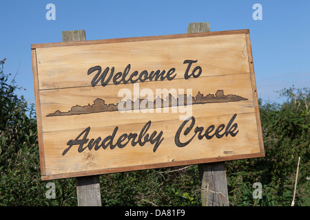 Anderby Creek, Lincolnshire, Angleterre, Royaume-Uni Banque D'Images