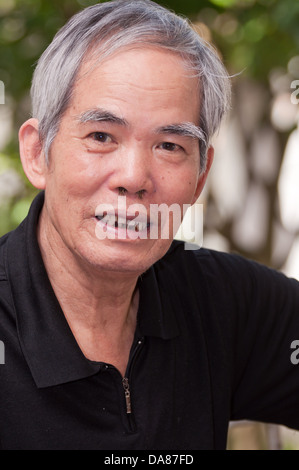 Le vieillissement - vieil homme portrait chinois Banque D'Images