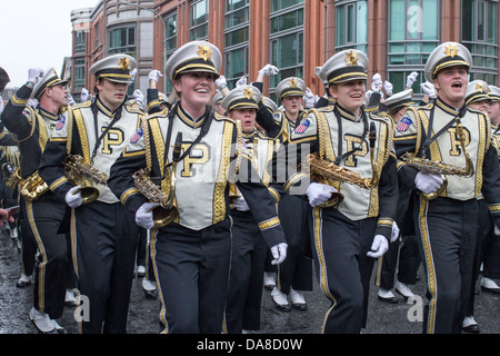 Défilé de la Saint-Patrick, Dublin, Irlande, 17 mars 2013. Banque D'Images