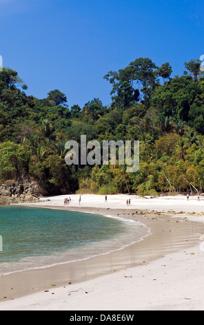 Playa Manuel Antonio, à Parc National Manuel Antonio, Costa Rica Banque D'Images