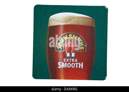 John Smiths beermat Banque D'Images