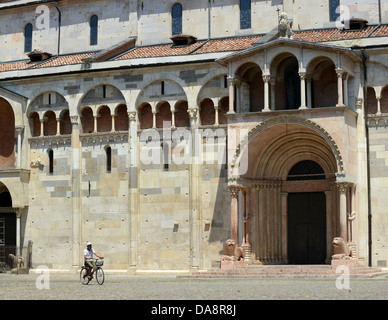 La cathédrale de Modène Italie Banque D'Images