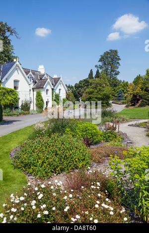 L'Angleterre, dans le Hampshire, Romsey, Hillier Gardens, Jermyns House Banque D'Images