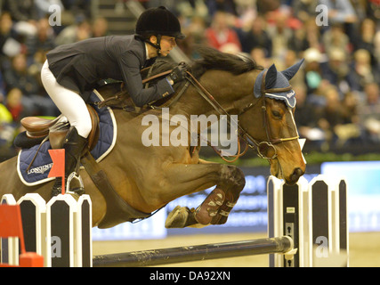 La suisse, Bâle, cso, concours, aucune version du modèle, CSI, cheval, cavalier, cheval, équitation, aucune version du modèle, Janika Sprunge Banque D'Images