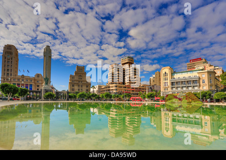 L'Espagne, Europe, Îles Canaries, Espagne, Santa Cruz de Tenerife, Santa Cruz de Tenerife, Îles de Canaries, Teneriffa, guerre monu Banque D'Images