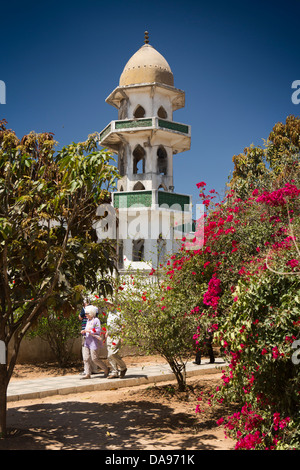 Oman, Mascate, Dhofar, Jabal Auara, Job's Tomb, Nabi Ayoub, mosquée Banque D'Images