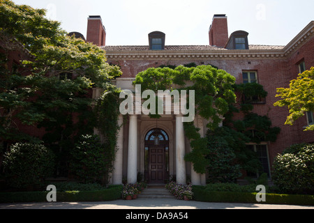 Avant de Filoli, Woodside, Californie, États-Unis d'Amérique Banque D'Images