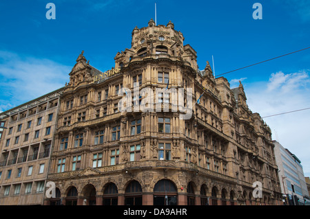 Jenners Edinburgh Building, Princes Street et South St David Street, Édimbourg Banque D'Images