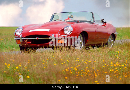 Jaguar Type E Roadster série II Banque D'Images