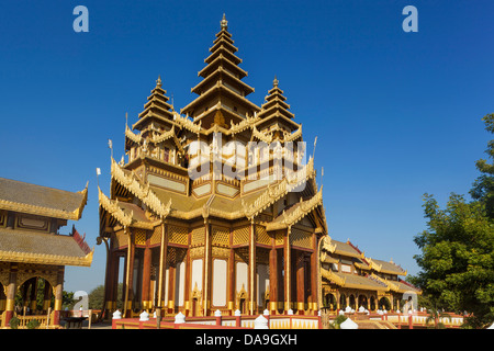 L'Asie, Birmanie, Myanmar, Bagan Bagan Thiri, Zaya Bumi, Golden Palace Banque D'Images