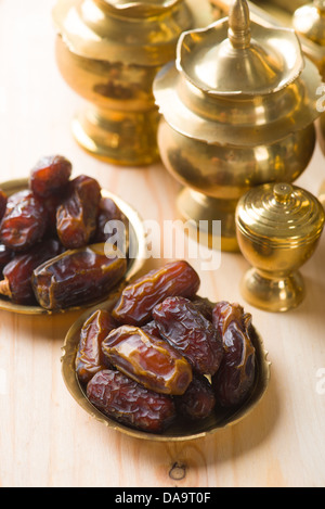 Dates Palm, ramadan food également connu sous le nom de kurma Banque D'Images