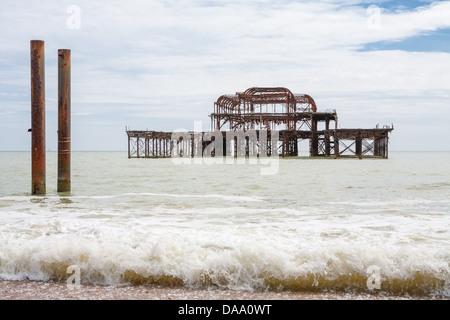 Old West Pier. Brighton, UK Banque D'Images