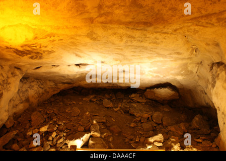 Cave zone sous l'excavation dans l'ancienne Duluk ou Doliche Gaziantep Turquie du sud-est Banque D'Images