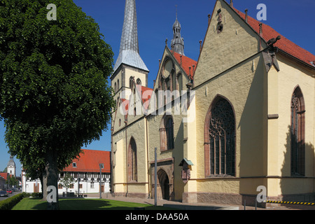 Evangelische Kirche Sankt Nikolai und Zeughaus à Lemgo, Weserbergland, Nordrhein-Westfalen Banque D'Images