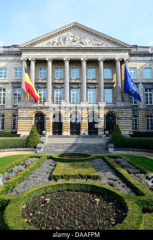 Belge, Belgique, Bruxelles, Bruxelles, l'Europe, Palais de la nation, paleis der natie, le parlement, l'Europe de l'ouest Banque D'Images