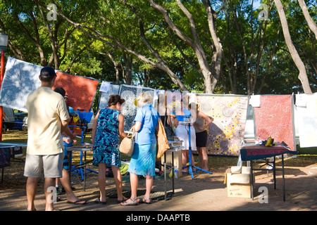 Les marchés de Mindil Beach Sunset,darwin,Territoire du nord Banque D'Images