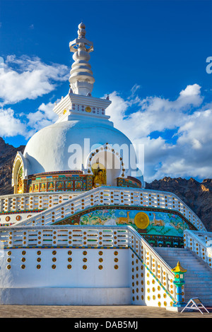 Shanti Stupa, Leh, Ladakh, Inde Banque D'Images