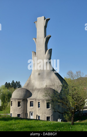 Heizhaus (chaufferie) au Goetheanum, Dornach, Soleure, Suisse Banque D'Images