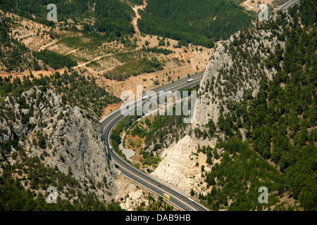 Türkei, Provinz Icel (Mersin), tarse, Blick von der Burg Gülek Kalesi auf die Pforte. Kilikische Banque D'Images