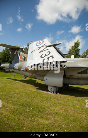 Blackburn Buccaneer (XV350) Niveau faible des avions d'attaque nucléaire Banque D'Images