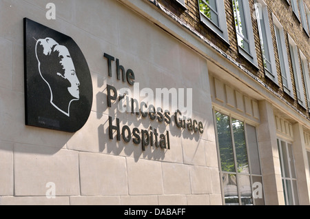 Le Centre Hospitalier Princesse Grace dans Nottingham Place, Marylebone, London, UK. Banque D'Images