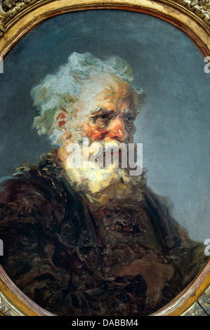 Portrait d'homme - Portrait de l'âge de l'homme Jean Honoré Fragonard 1732-1769 1769 France Banque D'Images