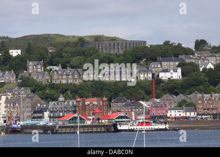 Front de mer d'Oban en Écosse Juin 2013 Banque D'Images