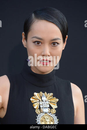 Hollywood, Californie, USA. 09 juillet, 2013. Rinko Kikuchi arrive à la Los Angeles Film Premiere pour 'Pacific Rim' au Kodak Theater, Hollywood, Californie, USA. Credit : Sydney Alford/Alamy Live News Banque D'Images