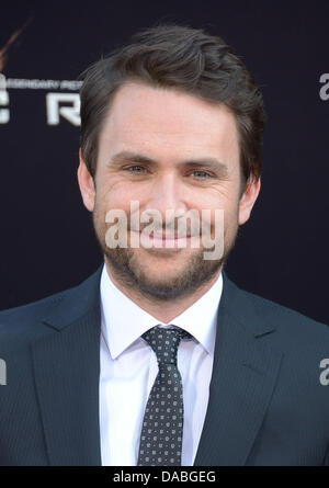 Hollywood, Californie, USA. 09 juillet, 2013. Charlie Day arrive à la Los Angeles Film Premiere pour 'Pacific Rim' au Kodak Theater, Hollywood, Californie, USA. Credit : Sydney Alford/Alamy Live News Banque D'Images