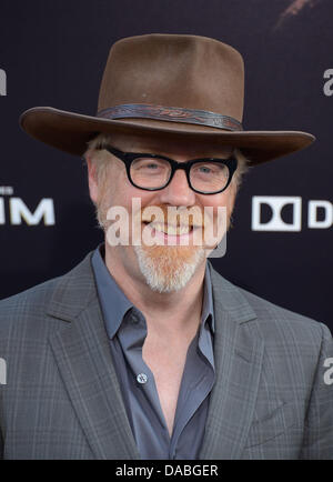 Hollywood, Californie, USA. 09 juillet, 2013. Adam Savage arrive à la Los Angeles Film Premiere pour 'Pacific Rim' au Kodak Theater, Hollywood, Californie, USA. Credit : Sydney Alford/Alamy Live News Banque D'Images