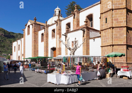 Marché du dimanche matin, Teror, Gran Canaria, Îles Canaries, Espagne, Europe Banque D'Images