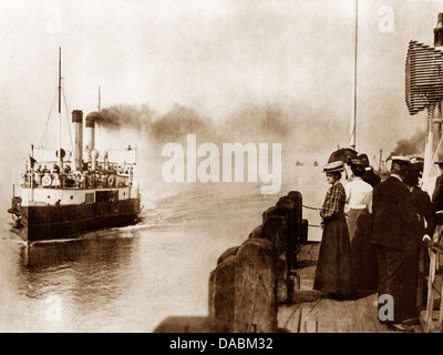 Felixstowe ancienne jetée début des années 1900 Banque D'Images