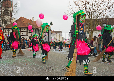 Fasnact défilé printemps, Weil am Rhein, Baden-Wurttemberg, Germany, Europe Banque D'Images
