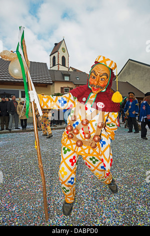 Fasnact défilé printemps, Weil am Rhein, Allemagne, Europe Banque D'Images