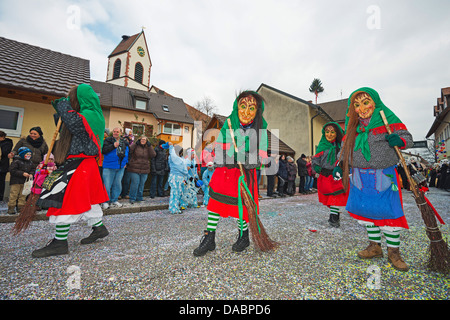 Fasnact défilé printemps, Weil am Rhein, Allemagne, Europe Banque D'Images
