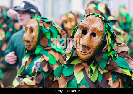 Fasnact défilé printemps, Weil am Rhein, Allemagne, Europe Banque D'Images