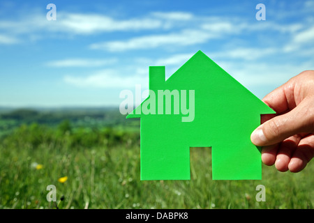 Maison Neuve Banque D'Images