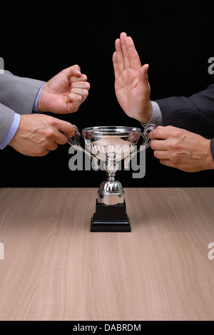 La concurrence entre les entreprises Banque D'Images