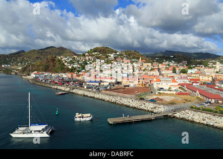 La Baie Saint-Georges, Grenade, Îles du Vent, Antilles, Caraïbes, Amérique Centrale Banque D'Images